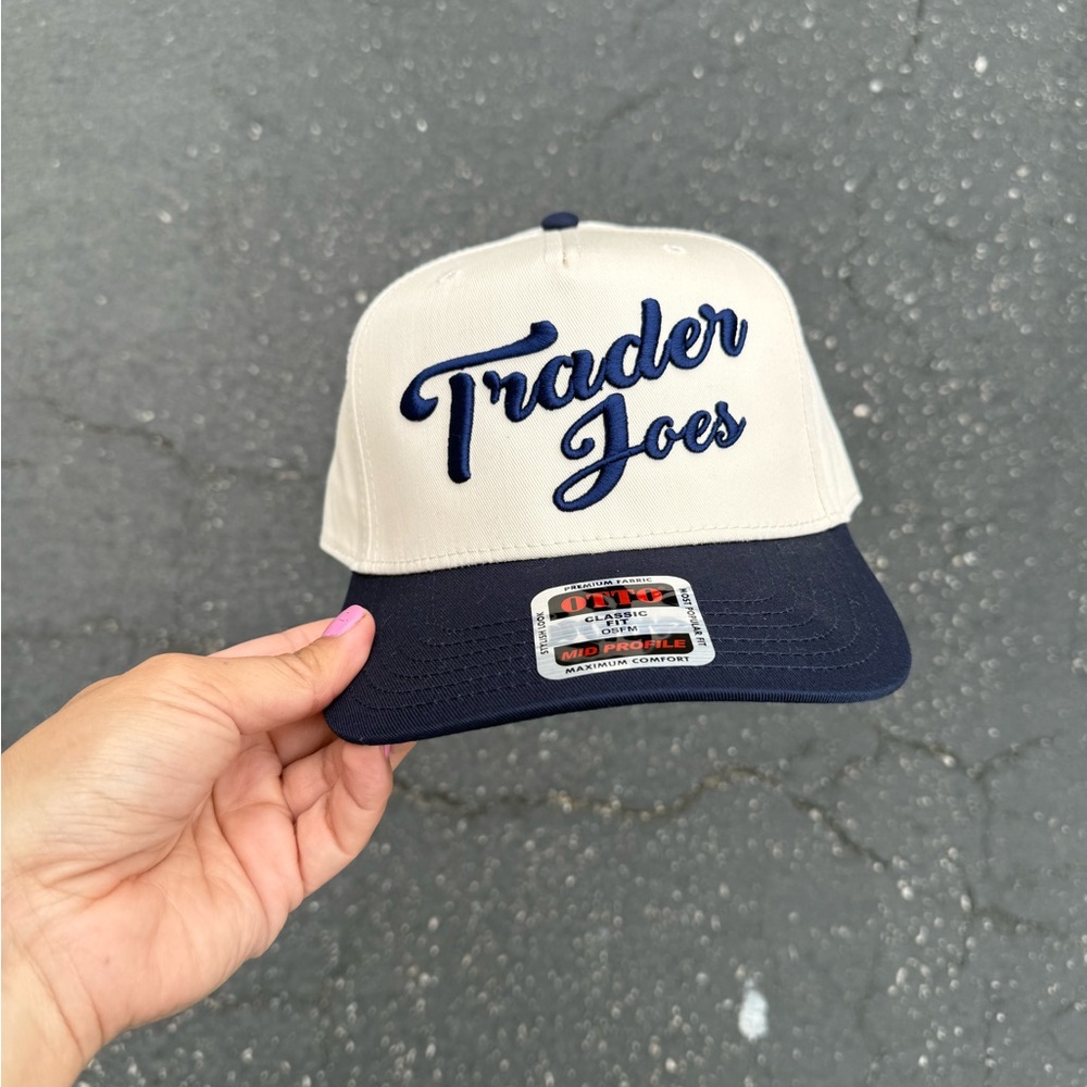 Trader Joe's Natural & Blue Baseball Cap - Picture 4 of 6